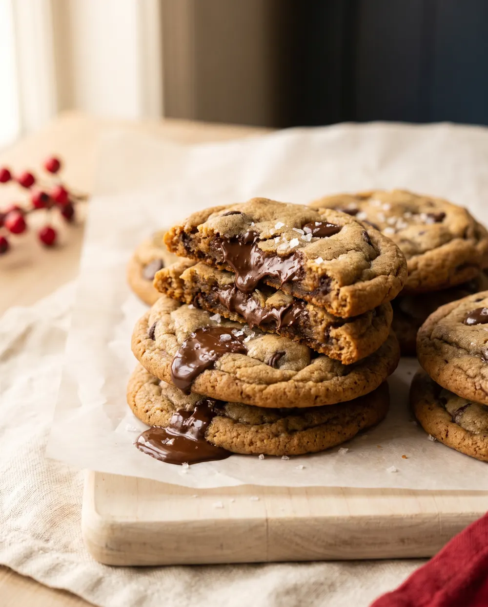 Chewy chocolate chip cookies