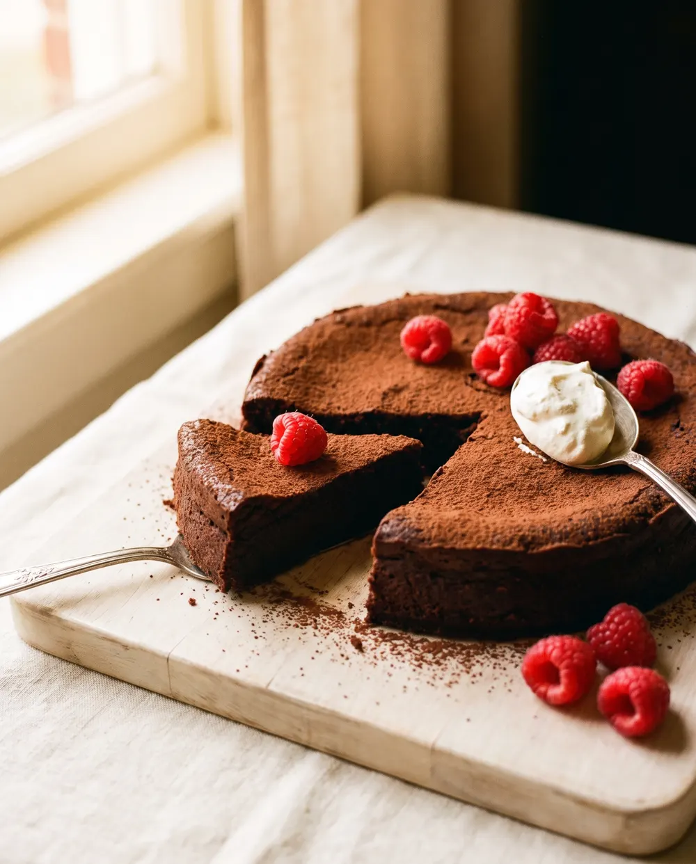 Flourless chocolate torte