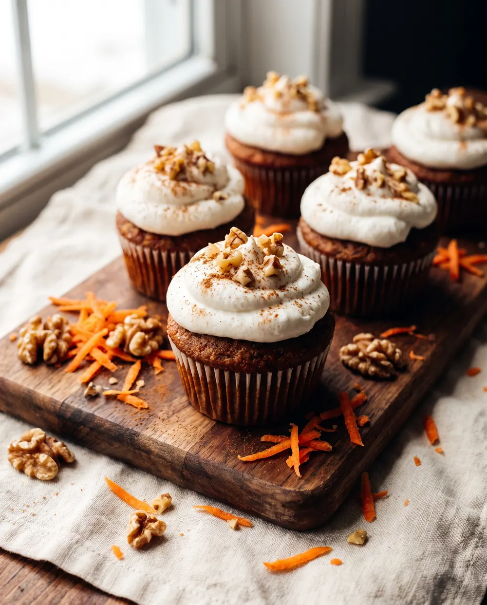 Carrot cake cupcakes